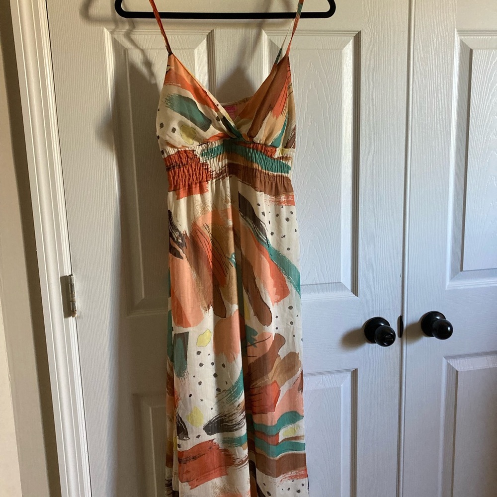 She's Cool Multicolor Maxi Dress